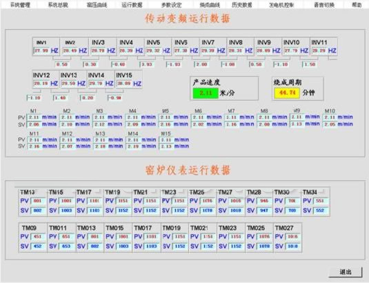 易控(INSPEC)组态软件在陶瓷窑炉生产线监控系统中的应用