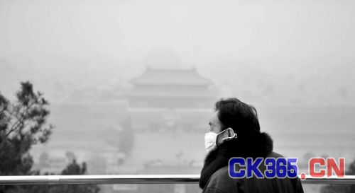 雾霾笼罩中国近七分之一国土