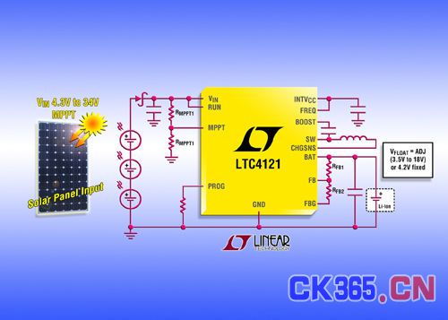 Linear新推400mA同步降压型电池充电器LTC4121（电子工程专辑）