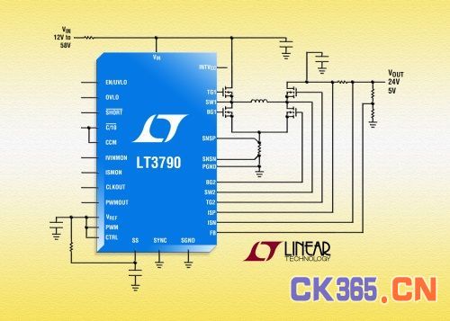 Linear新推汽车和工业应用DC/DC控制器LT3790（电子工程专辑）