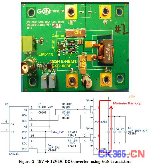 采用氮化镓晶体管取得更高功率密度和效率的48V通信直直变换器