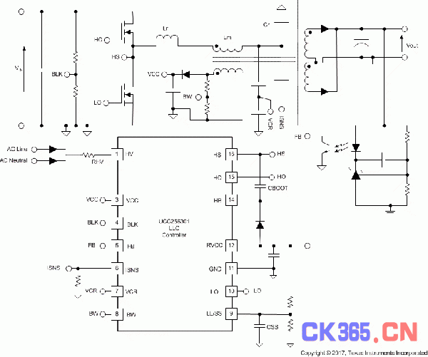 TI 推出新款 LLC 諧振控制器：要让电子产品“活”更久