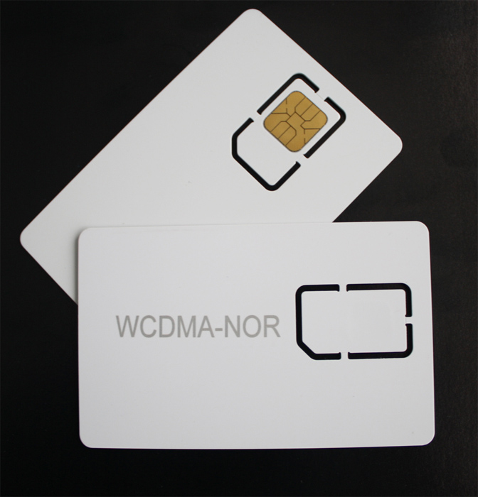 供应WCDMA手机测试卡