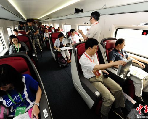 举世瞩目京沪高铁动车配3G无线网