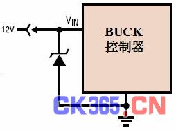 图2：输入TVS 保护电路