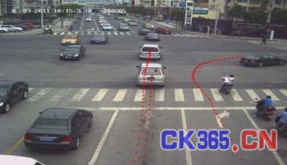 图二 现场轨迹图