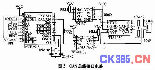 CAN总线接口电路