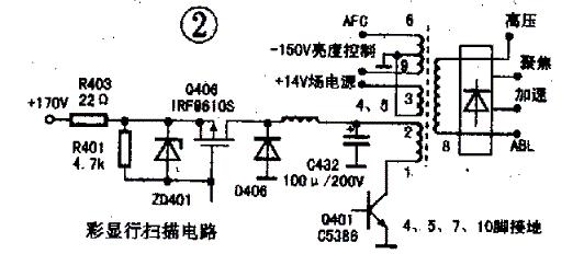 两种行输出变压器引脚图