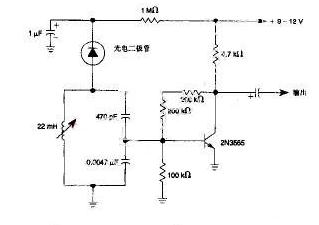 红外光电二极管选择性前置放大器电路