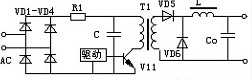 采用功率热敏电阻电路