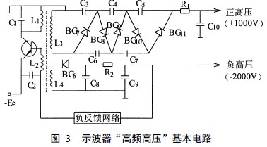 示波器“高频高压”基本电路