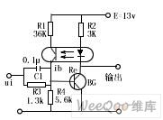 用光电耦合的双稳态电路